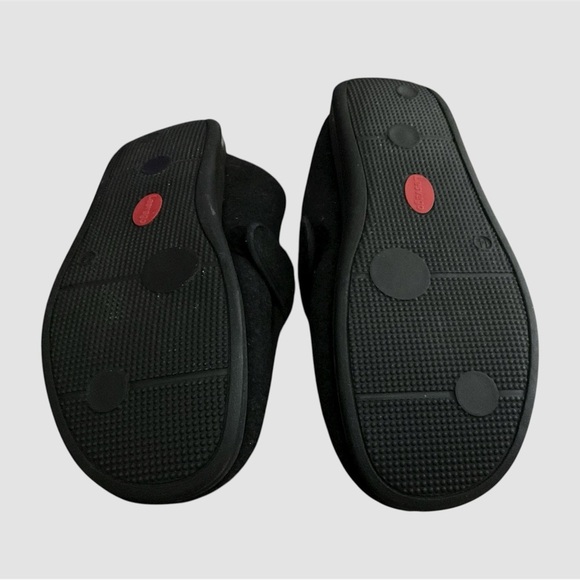 MENS SIZE 14 LESVAGO DIABETIC SHOE BLACK HOUSE/LOUNGE SHOES, GENTLY WORN - Picture 3 of 3